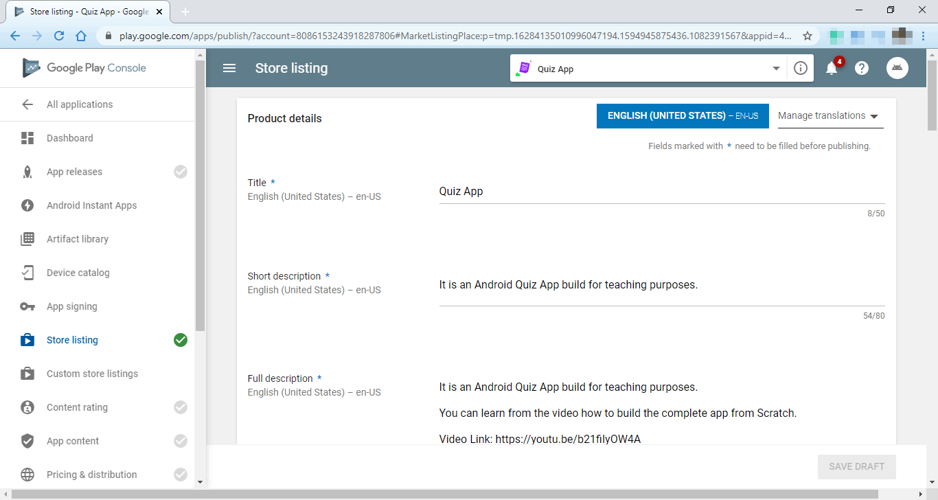 Generate a Signed APK for Google Play Store | TutorialsEU