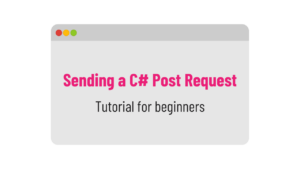 c# post request